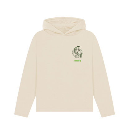 Oat Printed Hoody Front