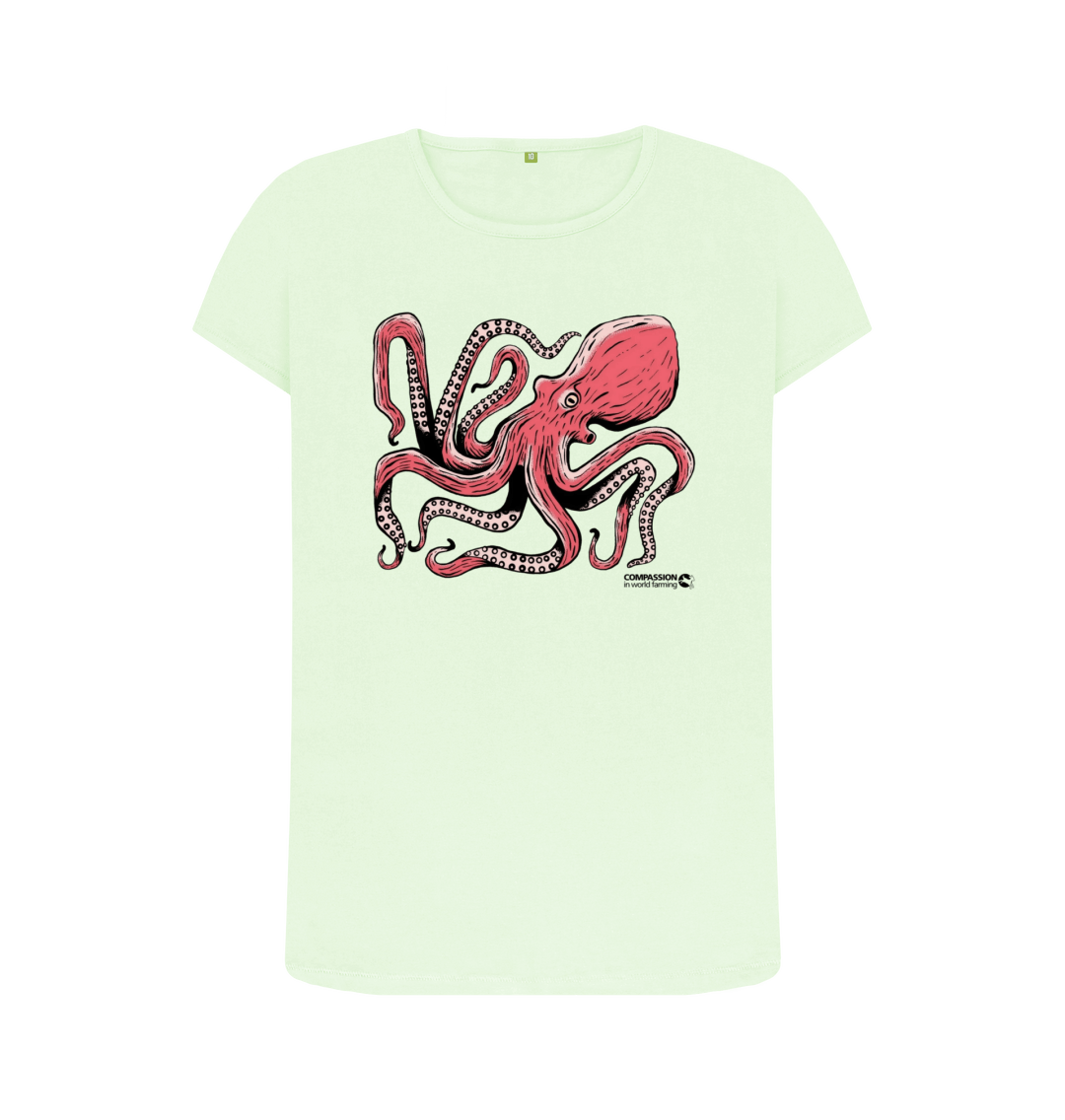 Pastel Green Printed T-shirt