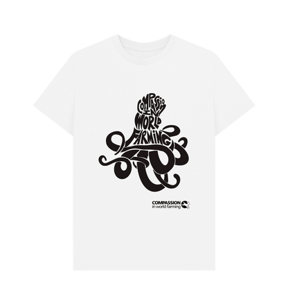 White Printed T-shirt Front