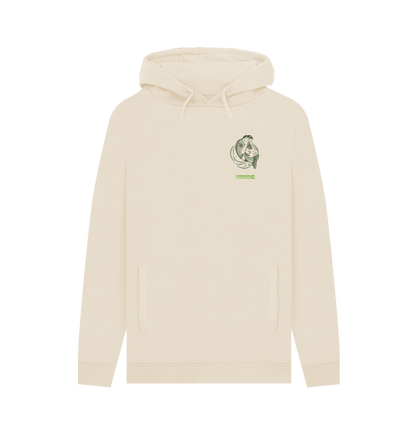 Oat Printed Hoody Front