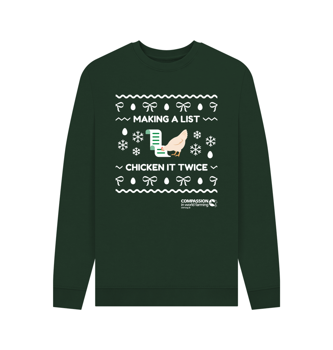 Evergreen Men's 'Making A List' Christmas Jumper