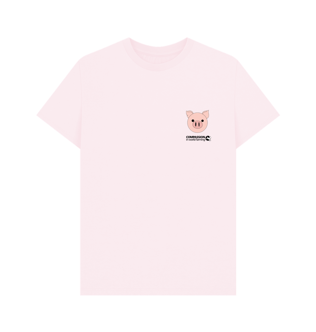 Pink Fields Not Factories Men's T-shirt