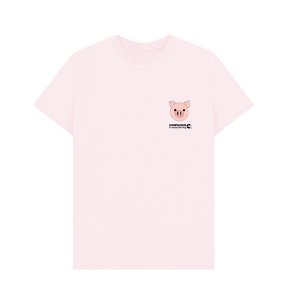 Pink Fields Not Factories Men's T-shirt