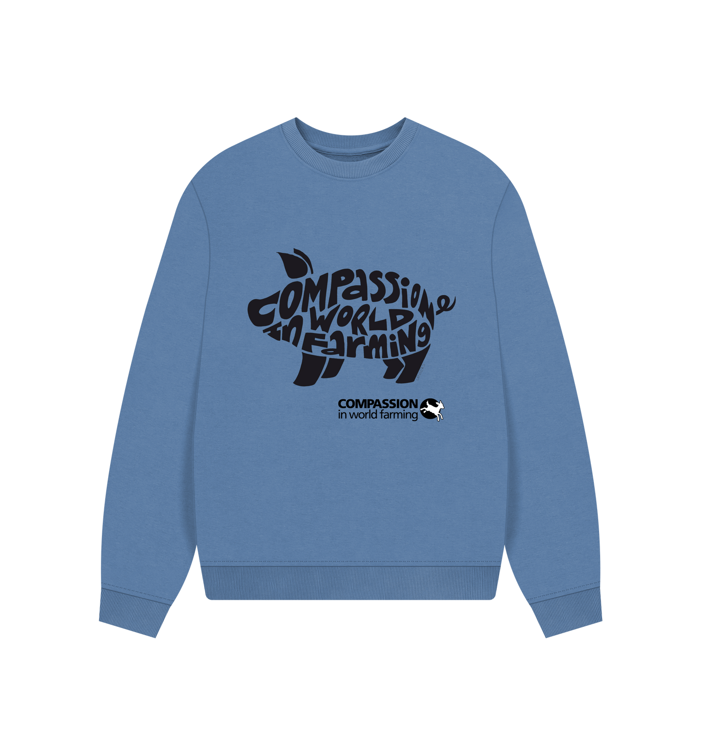 Solent Printed Sweater Front