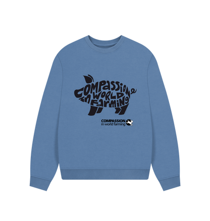 Solent Printed Sweater Front