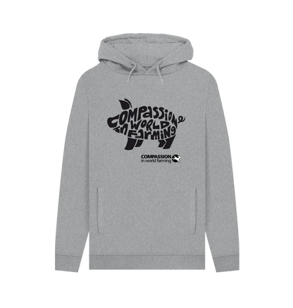 Light Heather Printed Hoody Front