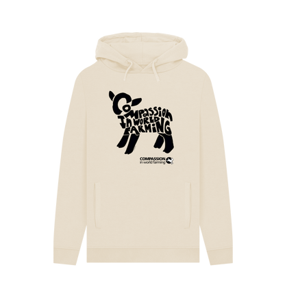 Oat Printed Hoody Front