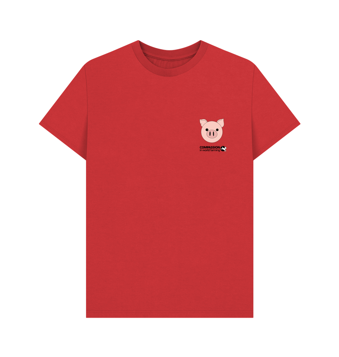 Red Fields Not Factories Men's T-shirt