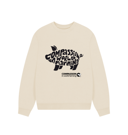 Oat Printed Sweater Front