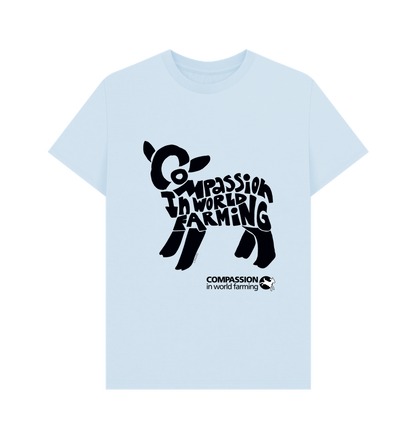 Sky Blue Printed T-shirt