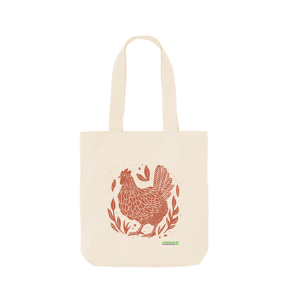 Natural Printed Bag Front