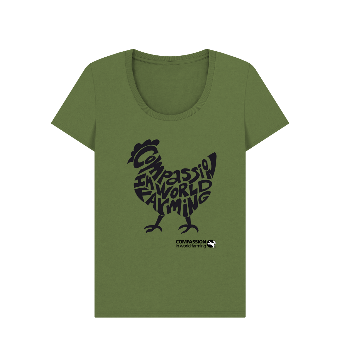 Khaki Printed T-shirt