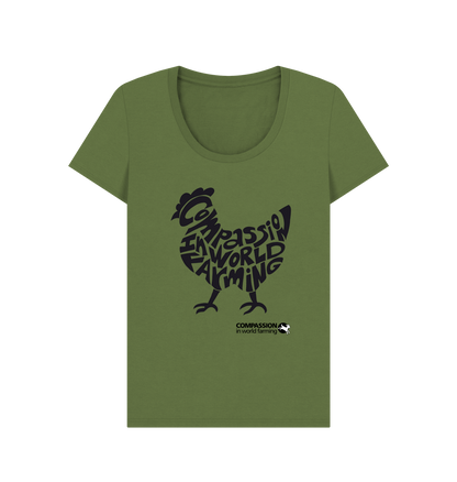 Khaki Printed T-shirt