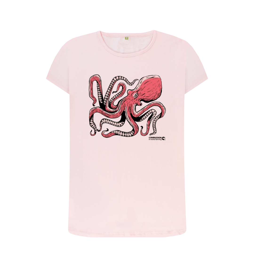 Pink Printed T-shirt Front