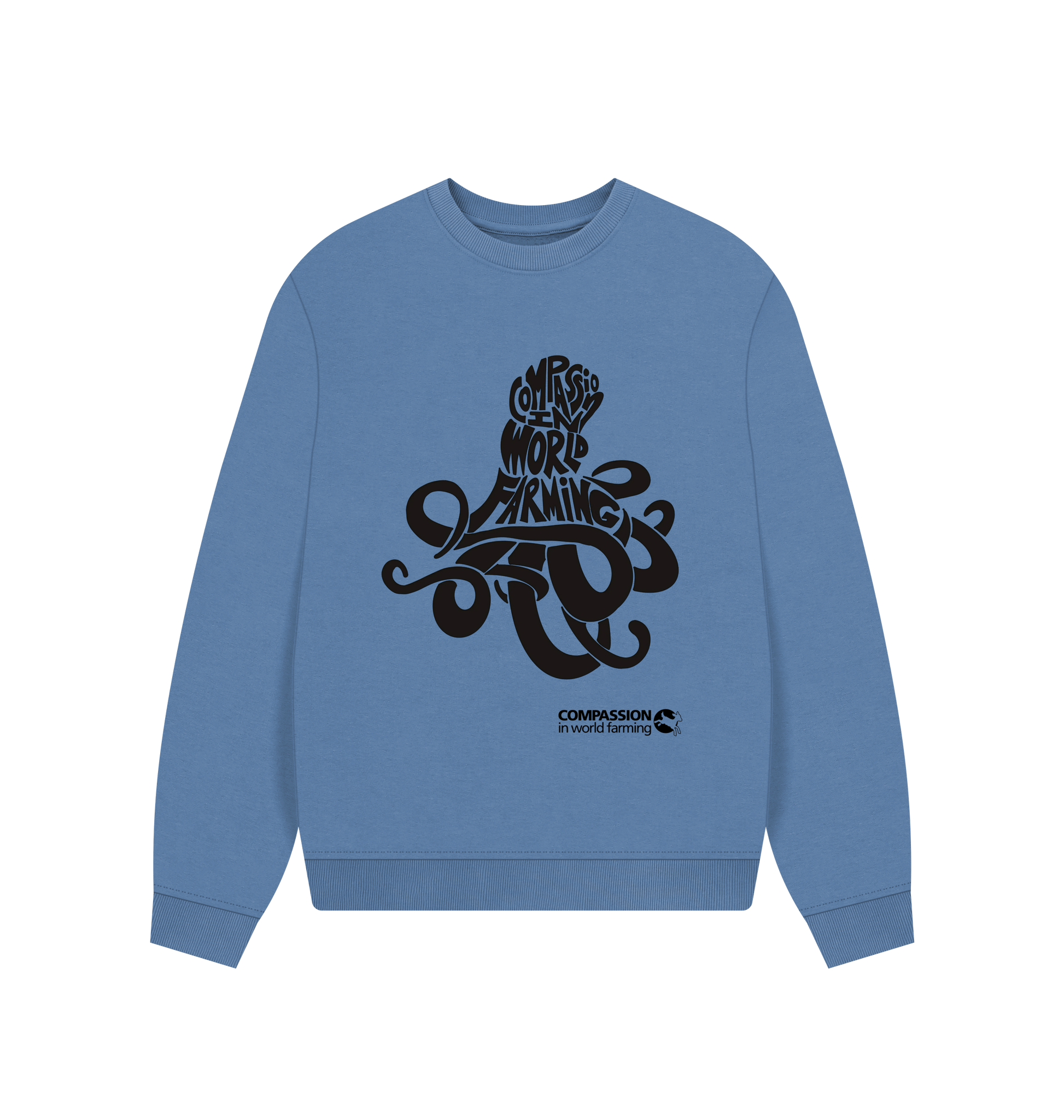 Solent Printed Sweater Front