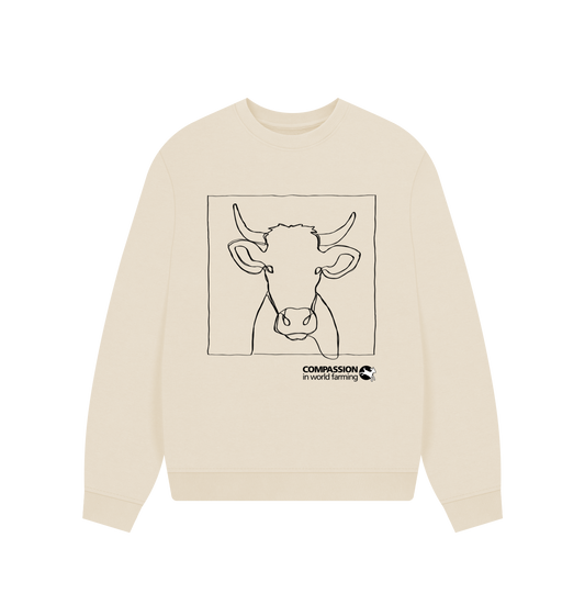 Oat Printed Sweater Front