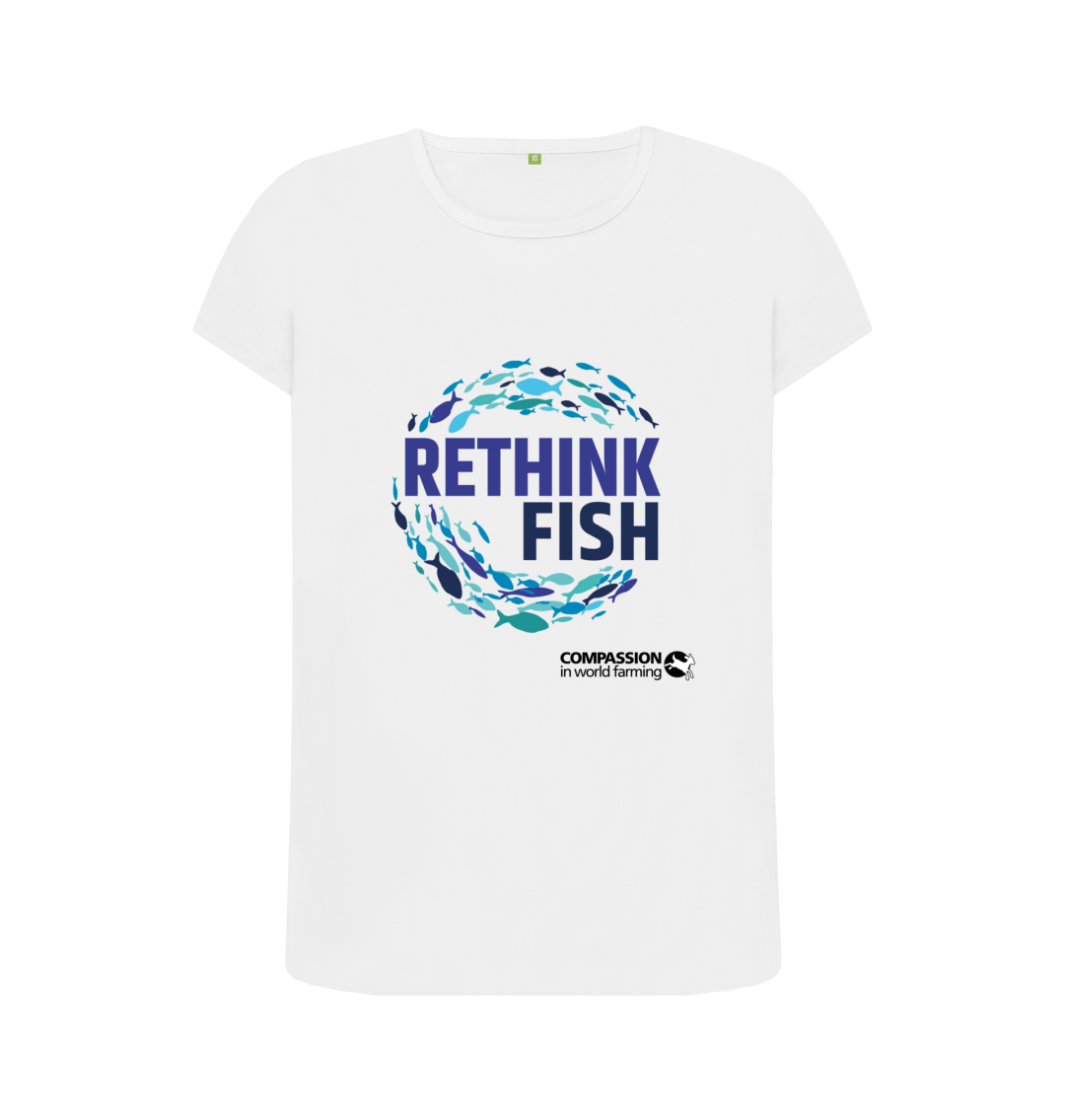 White Printed T-shirt Front