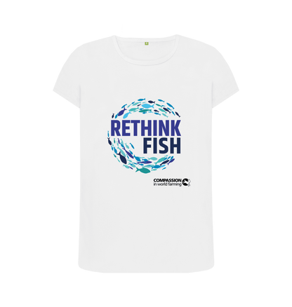 White Printed T-shirt Front