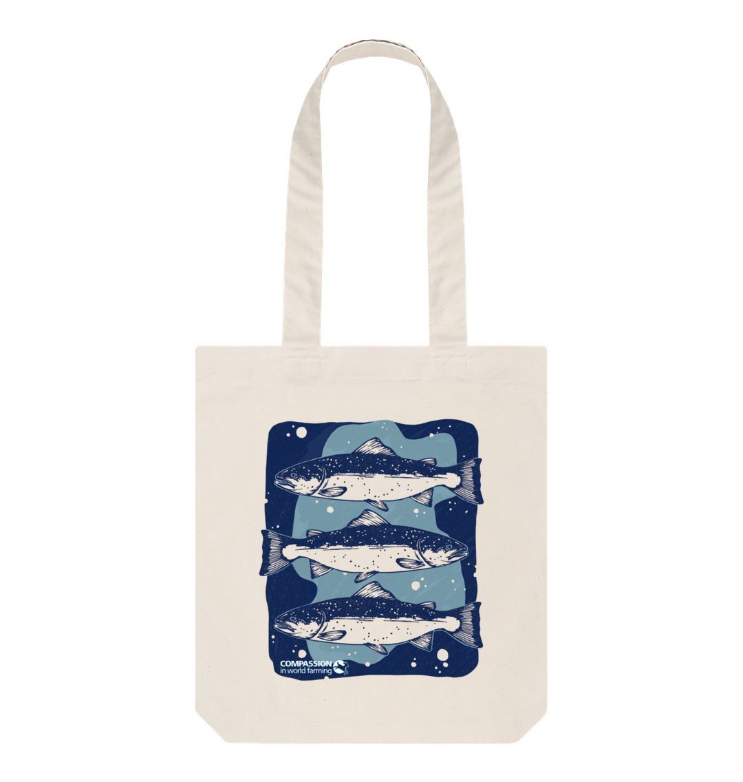 Natural Salmon Tote Bag