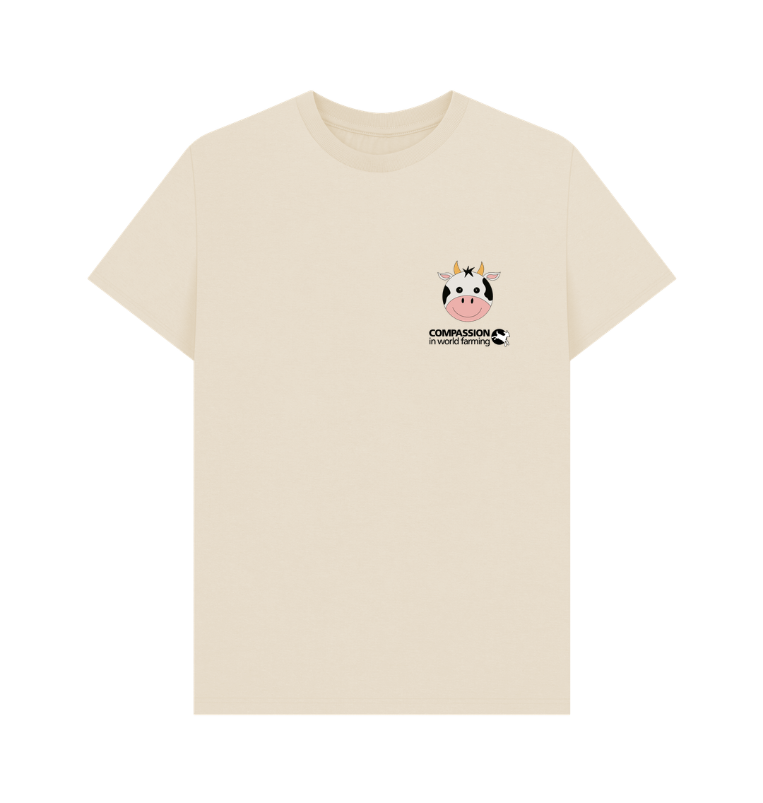 Oat Fields not factories Cow Men's T-shirt