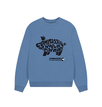 Solent Printed Sweater Front