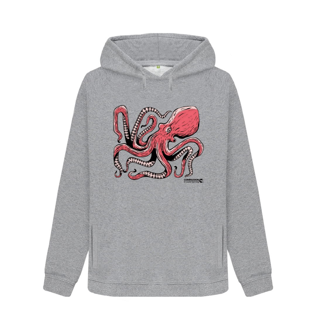 Light Heather Women's Octopus Hoodie