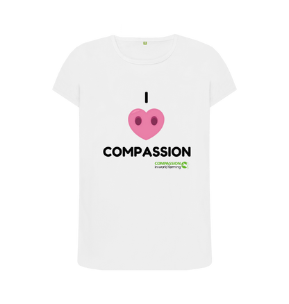 White Printed T-shirt Front