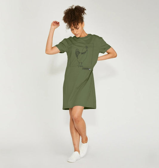 Women's Chicken T-Shirt Dress