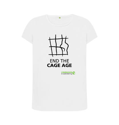 White Printed T-shirt Front