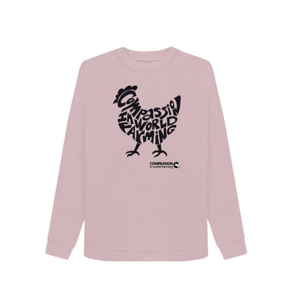 Mauve Women's Compassion Chicken Jumper