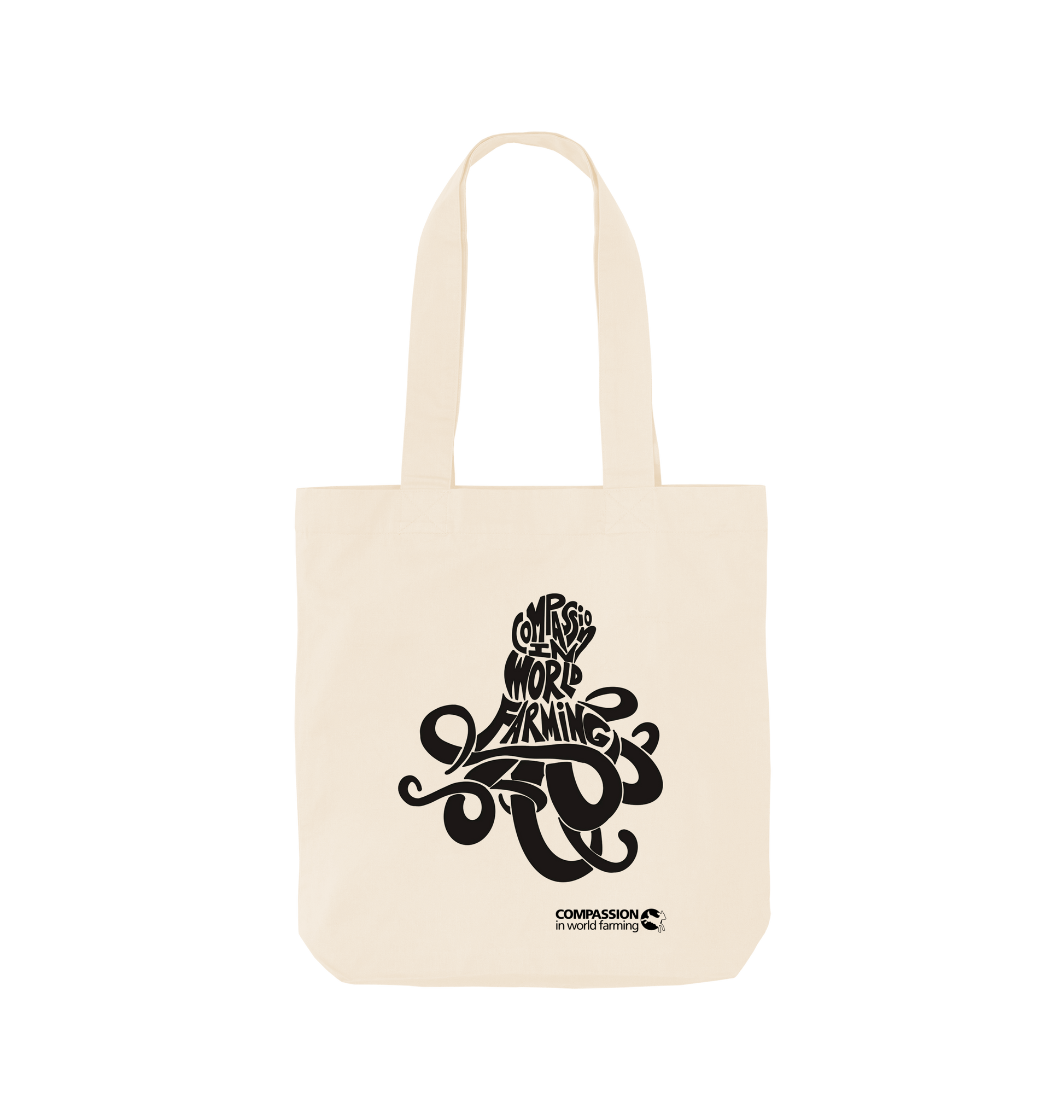 Natural Printed Bag Front