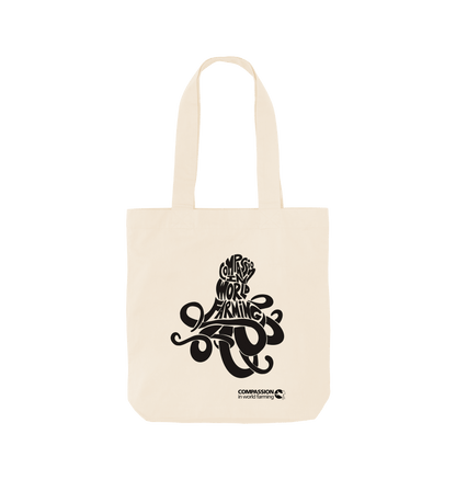 Natural Printed Bag Front