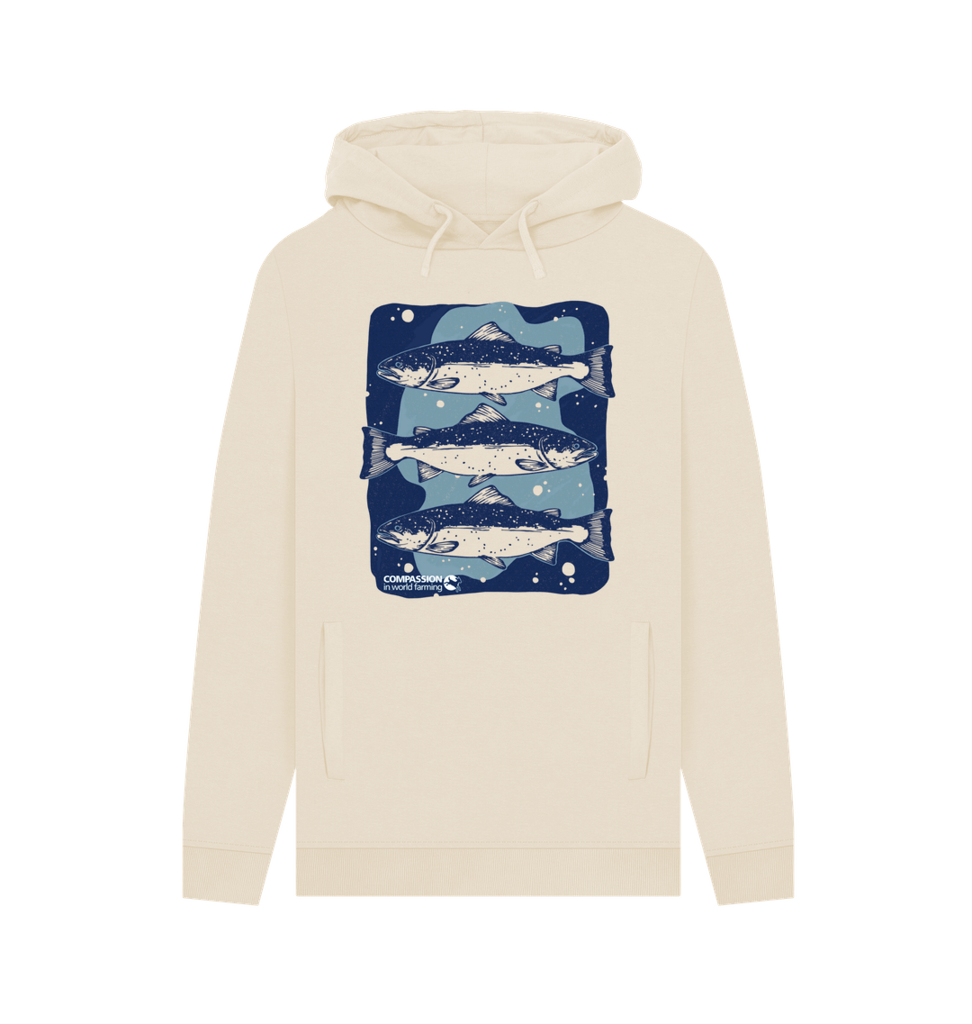 Oat Printed Hoody Front