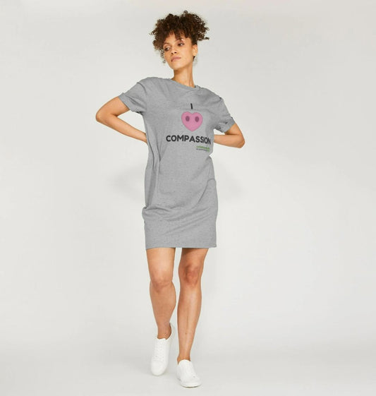Women's Compassion T-Shirt Dress