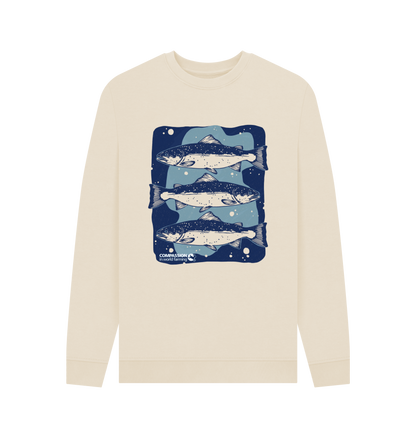 Oat Printed Sweater Front