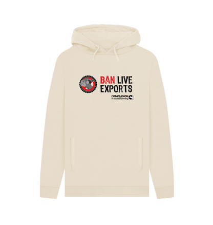 Oat Printed Hoody Front