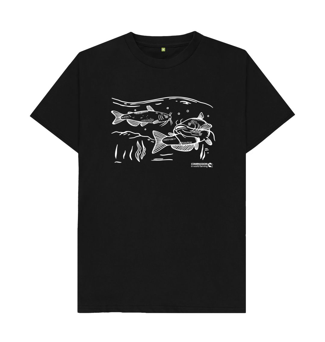 Black Men's Catfish T-shirt