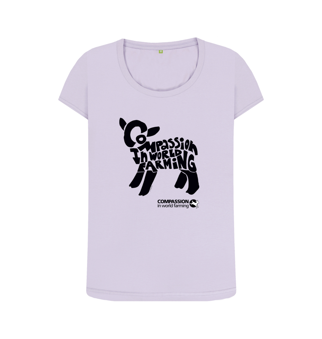 Violet Printed T-shirt Front