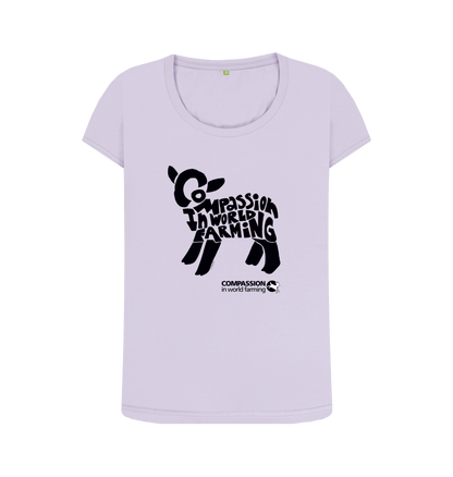 Violet Printed T-shirt Front