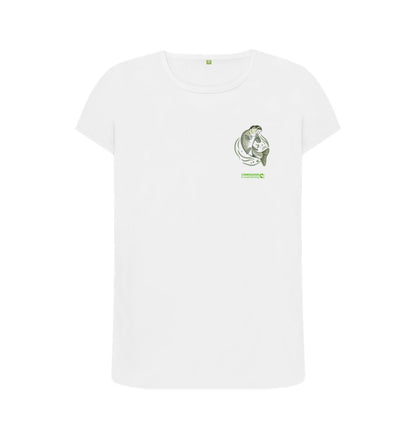 White Women's Carp Pocket T-shirt