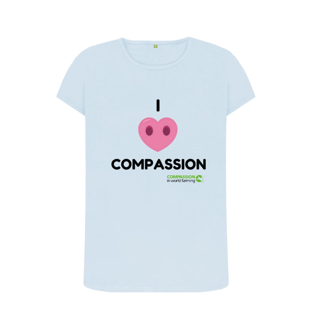 Sky Blue Women's Compassion T-Shirt