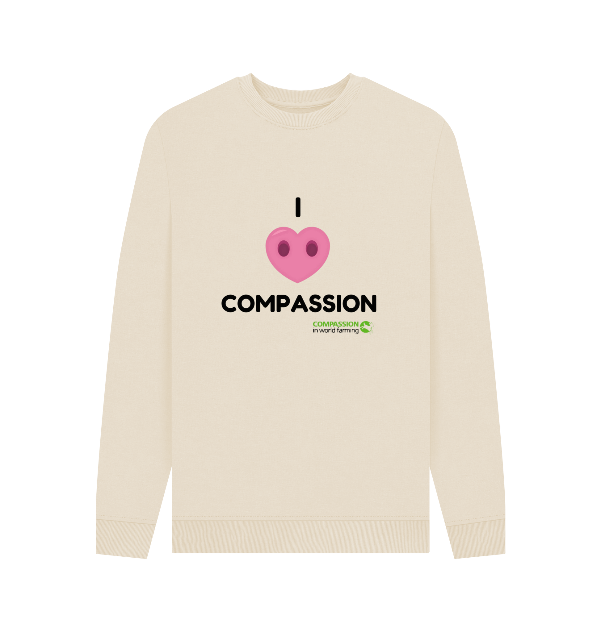 Oat Printed Sweater Front