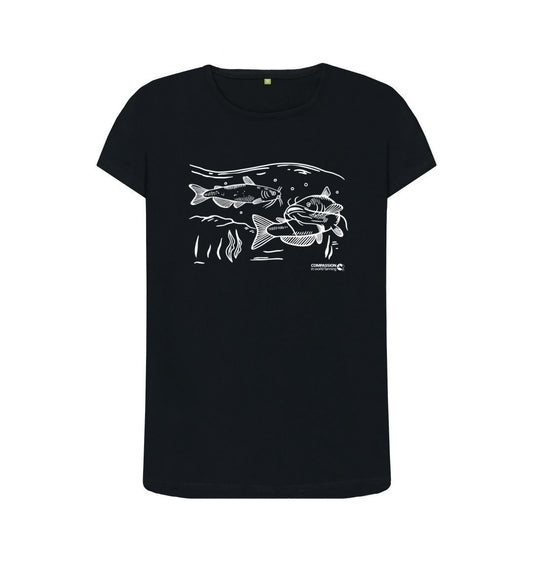 Black Women's Catfish T-shirt