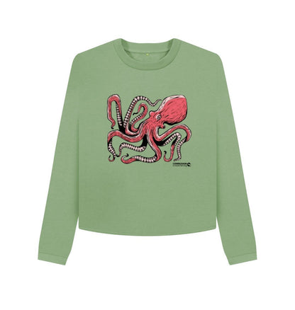 Sage Women's Octopus Boxy Jumper