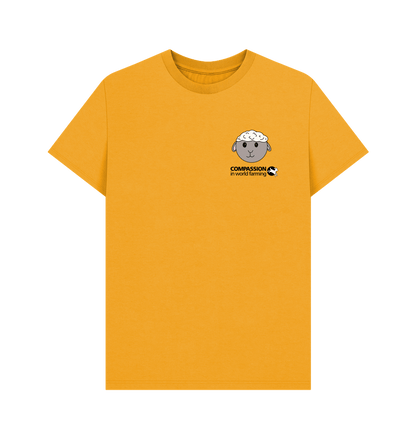 Mustard Fields not factories Sheep Men's T-shirt