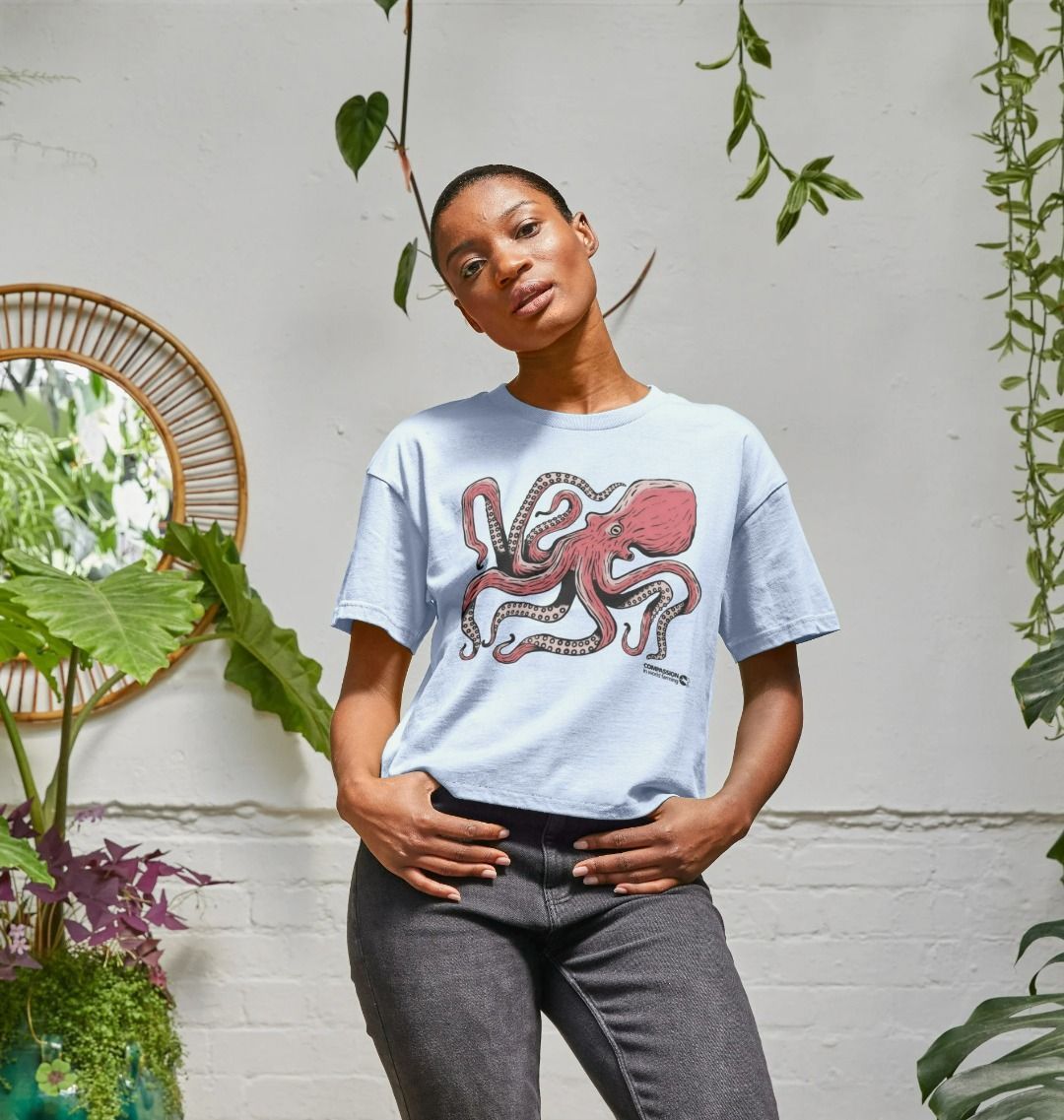 Women's Octopus Boxy T-Shirt