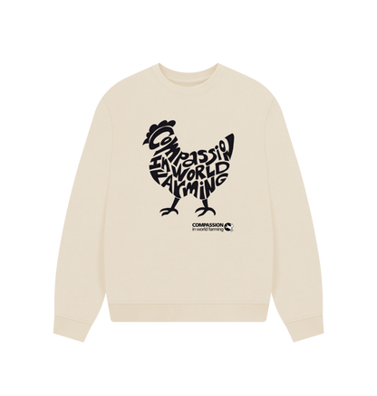 Oat Printed Sweater Front