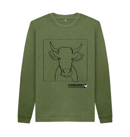 Khaki Men's Cow Jumper