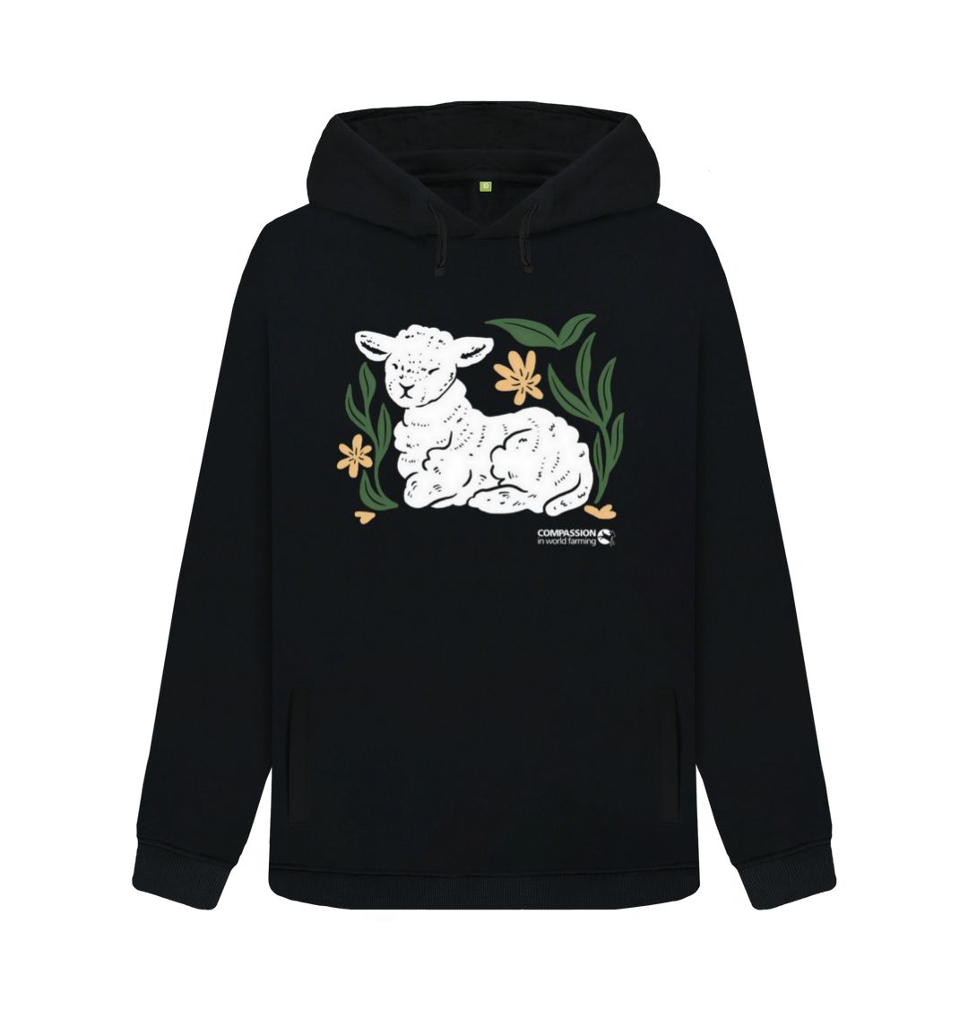 Black Women's Lamb Hoodie