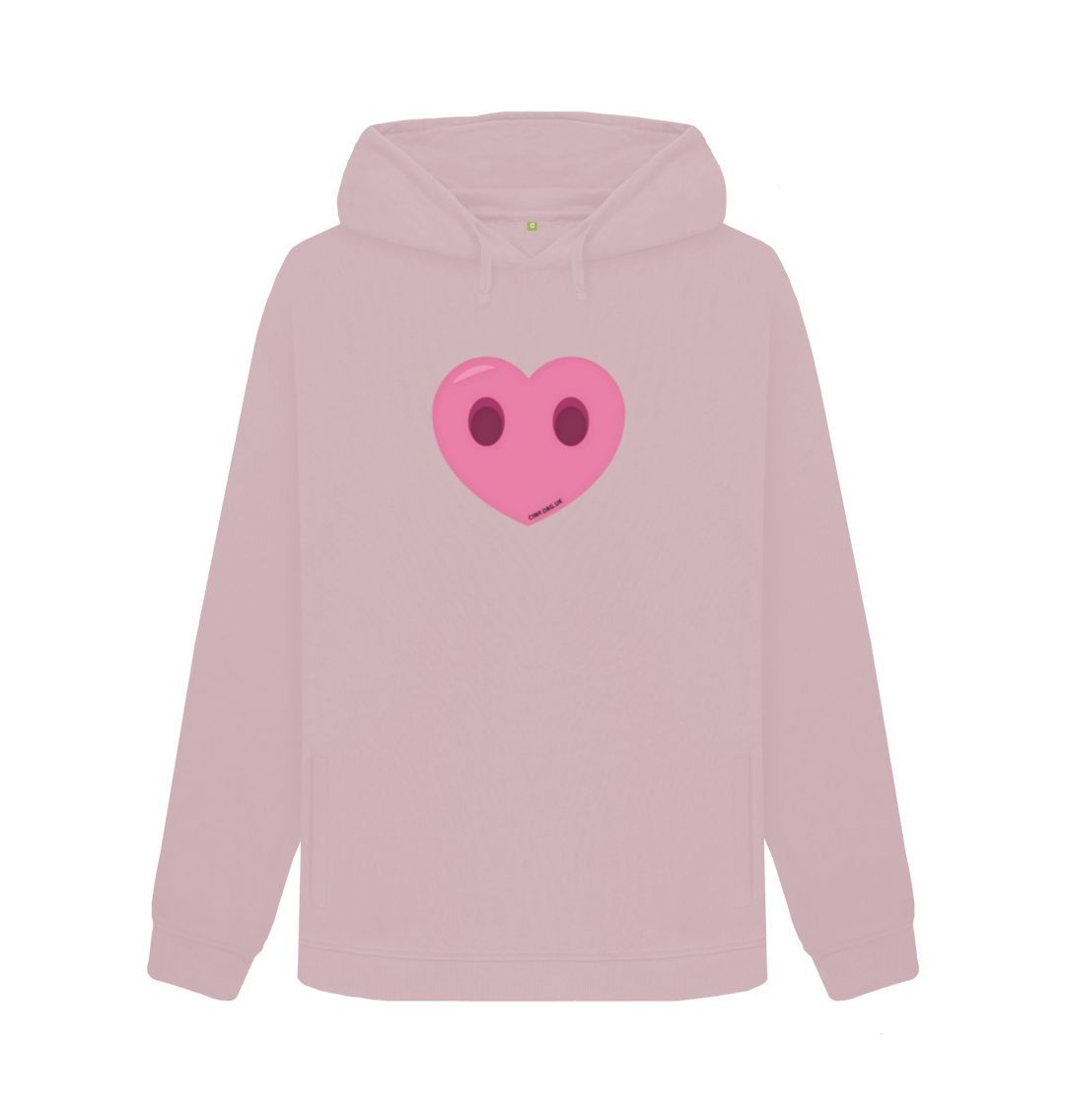 Mauve Women's Compassion Heart Hoodie